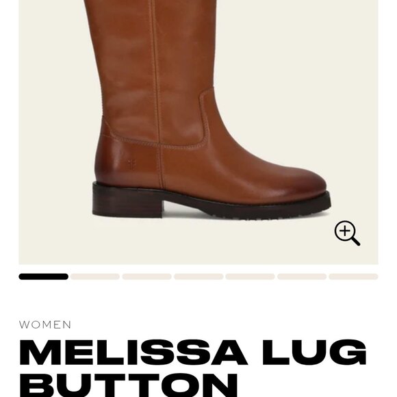 Women Frye Melissa Tall Button Campus boots